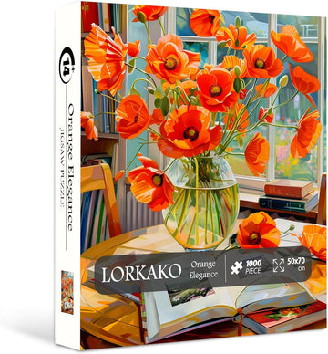 Puzzle eleganza arancione puzzle 1000 pezzi